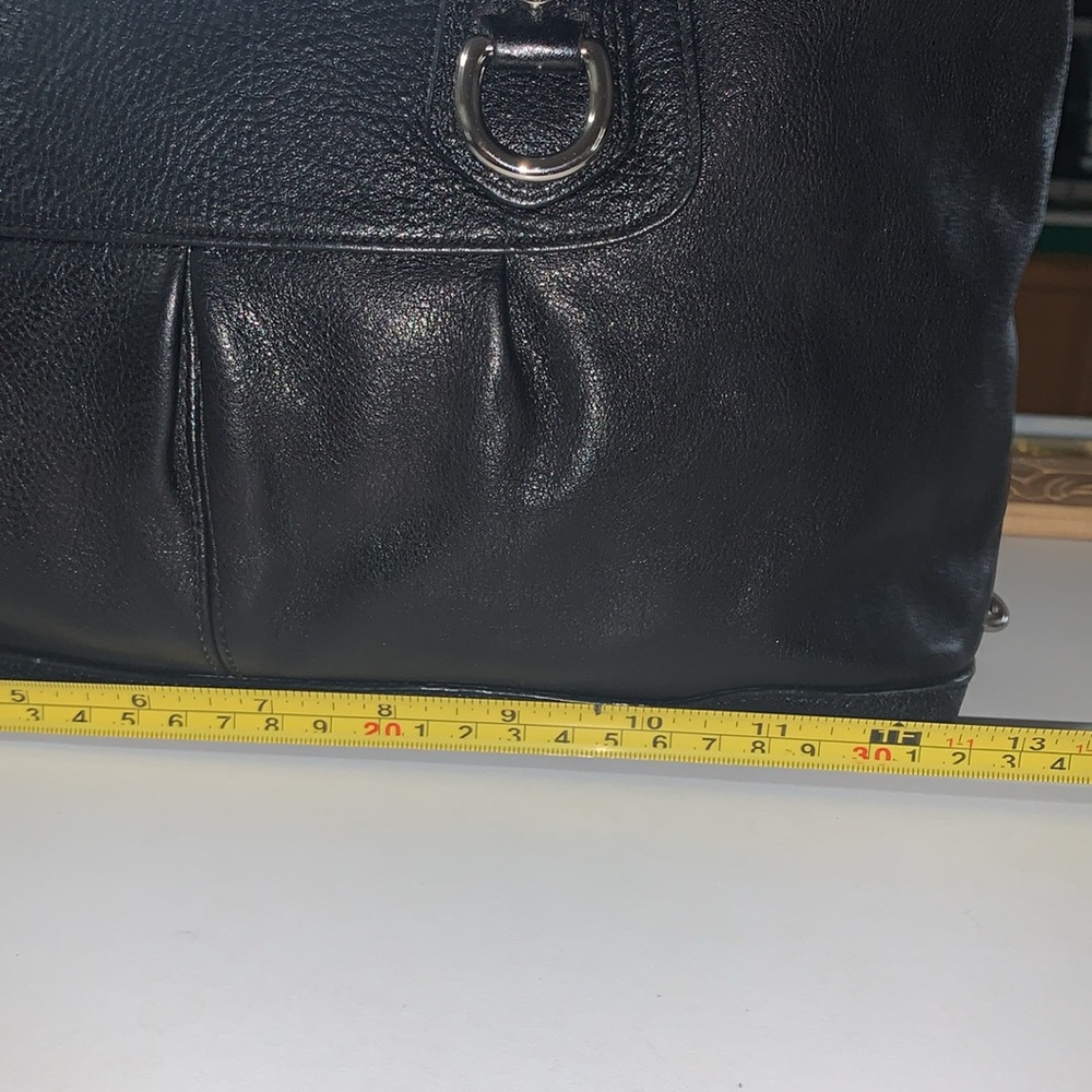 Coach Black Leather Satchel - Picture 14 of 16